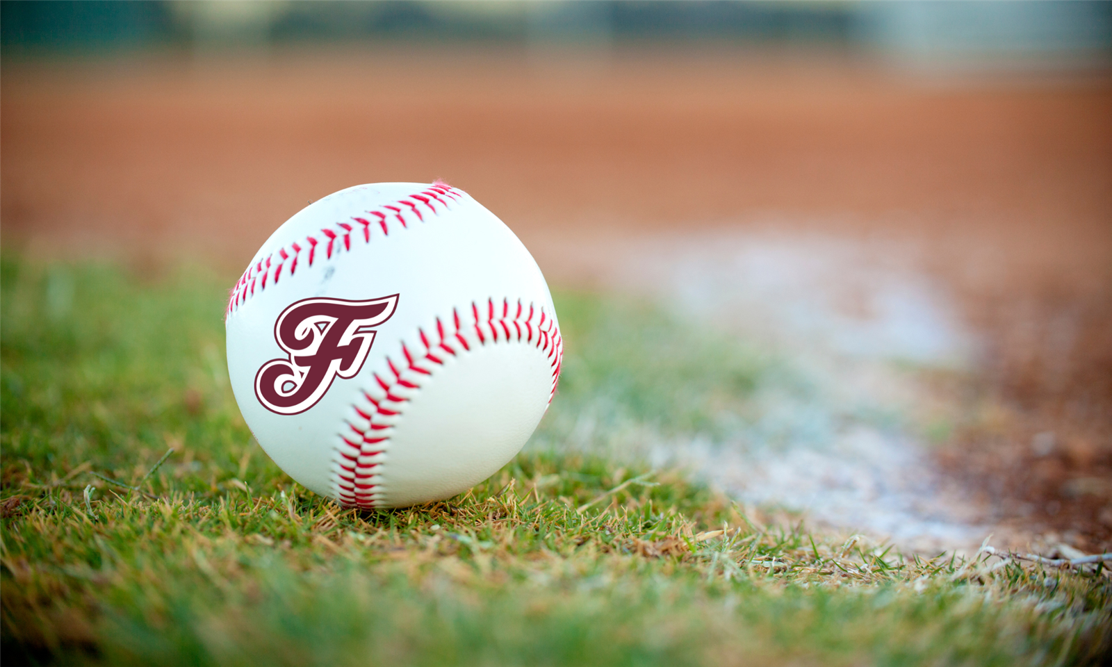 Franklin High logo on a baseball